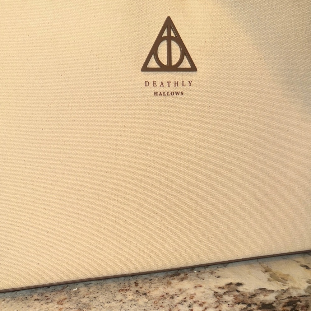 Harry Potter Elder Wand Tan Loungefly Brown Canvas Handbag NWOT - Picture 10 of 13